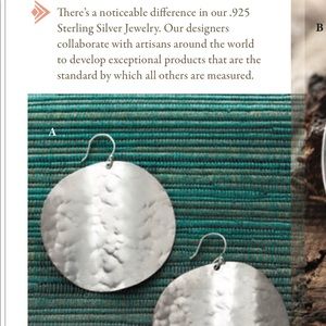 Silpada Moonglow Earrings- Sterling Silver